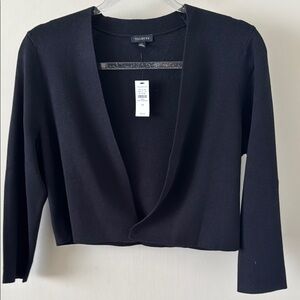 Talbots Black Shrug - Medium - NWT